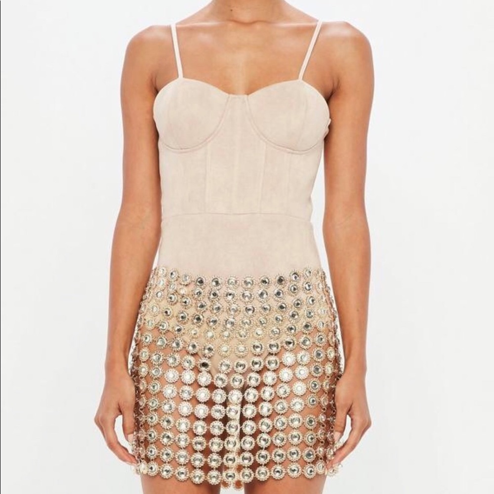 Sexy chain skirt.